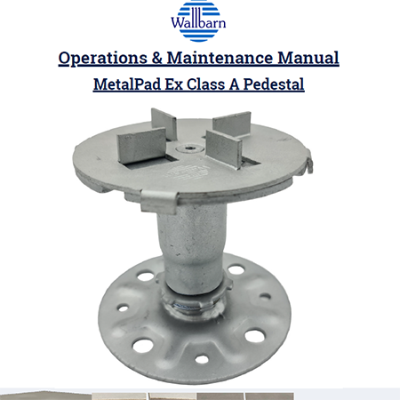 Q+M Manual MetalPad Ex Pedestal