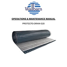 O&M Manual: Protecto Drain 20G O&M Manual: Protecto Drain 20G