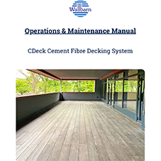 O&M Manual: CDeck Cement Fibre Decking System