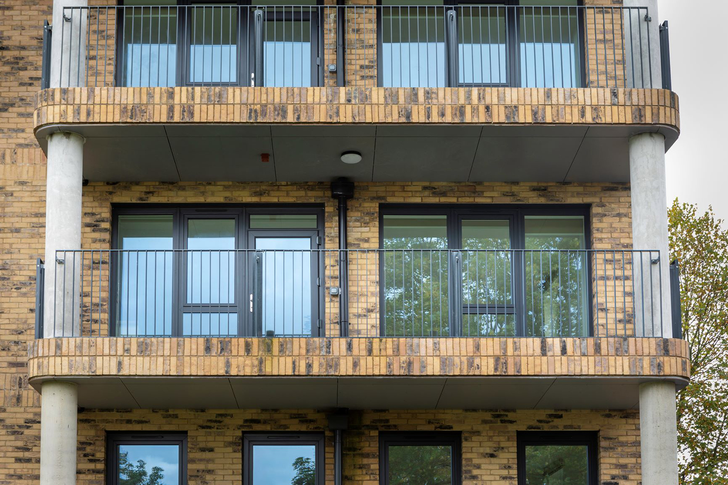 Profile 22 Optima windows fitted in new London housing development