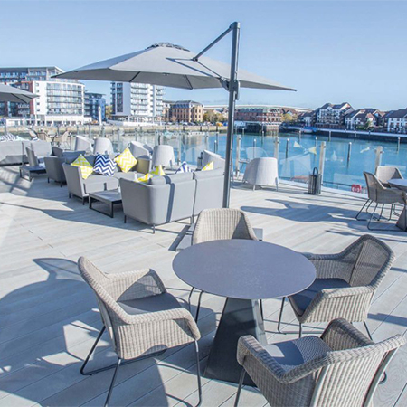 High End Decking Features At Southampton Harbour Hotel