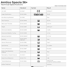 Amtico Spacia 36+ Tech Data Sheet