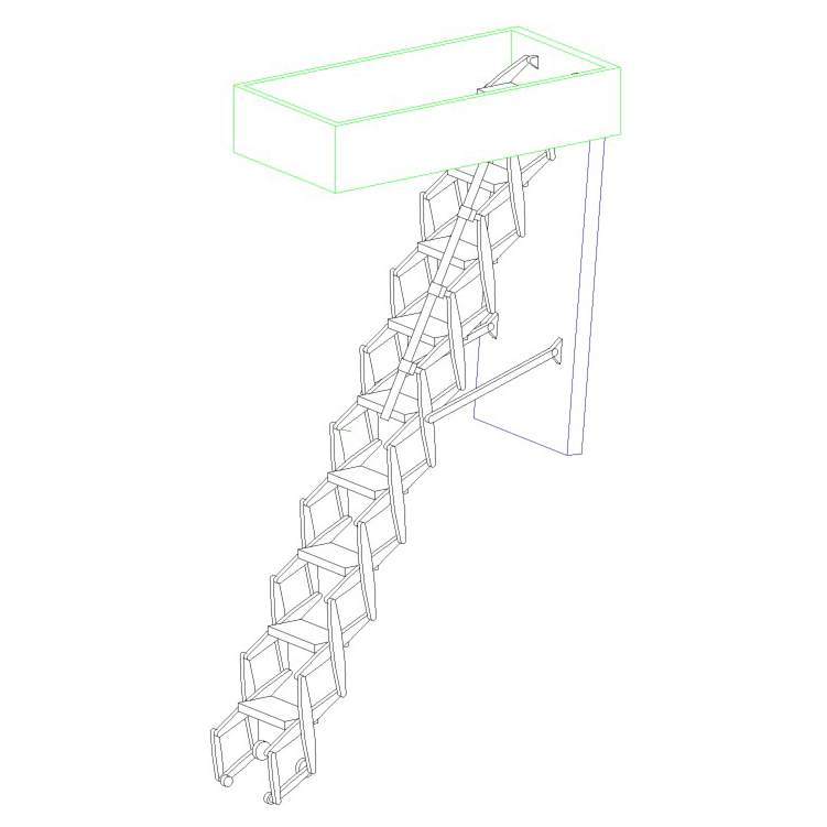Supreme Retractable Ladder BIM Object
