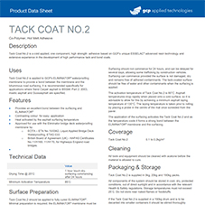 TACK COAT NO 2 product data