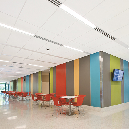 Armstrong Ceilings Enhance Techzone System