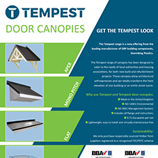 Tempest Door Canopies