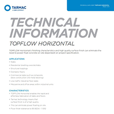Topflow Horizontal Data Sheet