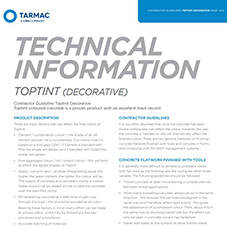 Toptint Data Sheet