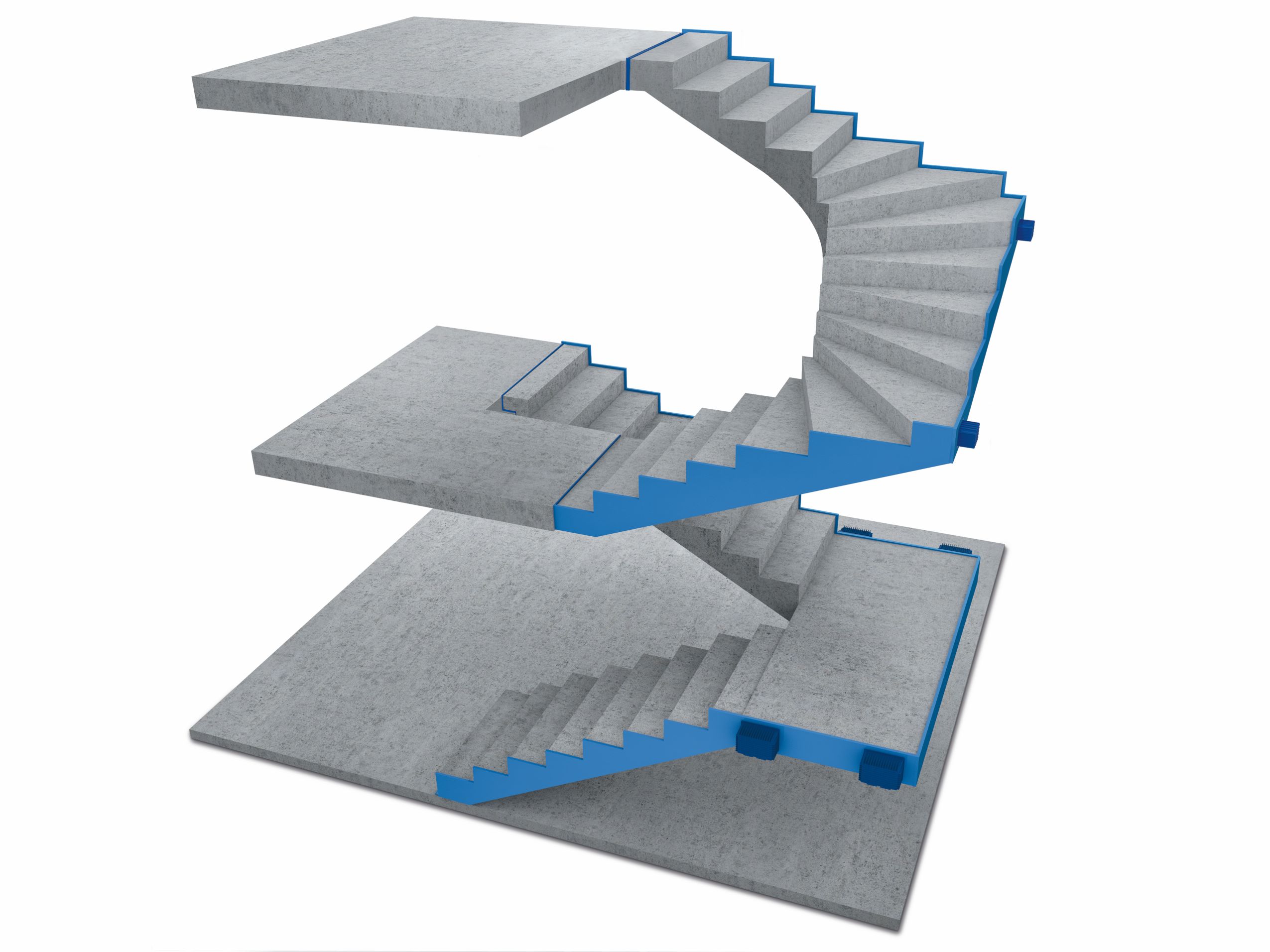 New staircase impact sound insulation system from Schöck