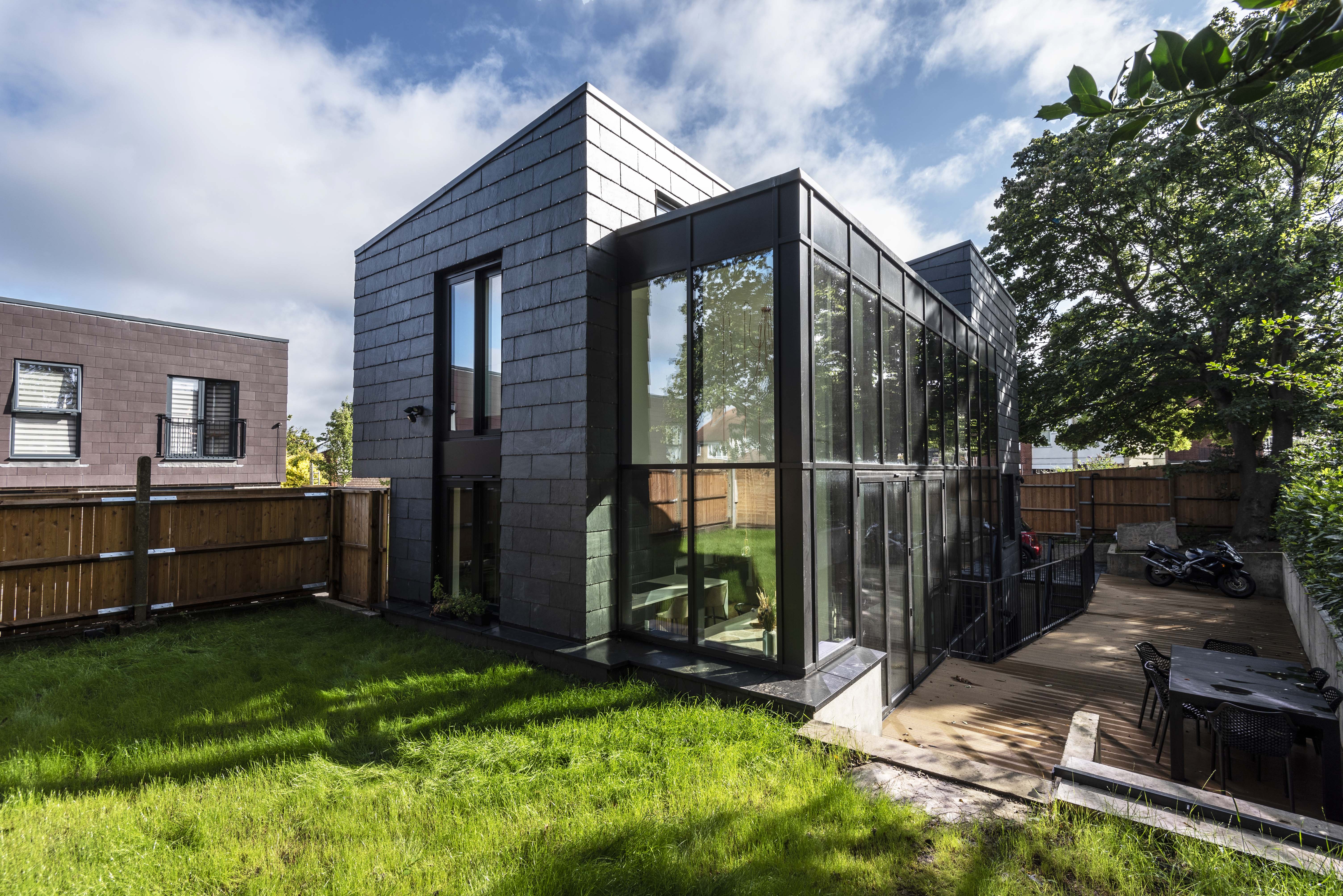 Cupa Pizarras Supplies Contemporary Rainscreen Cladding Solution for Impressive London Home