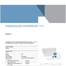 WC02-011 Concealed Cistern Kit 1.5
