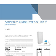 WC02-015 Concealed Cistern Vertical Kit 2