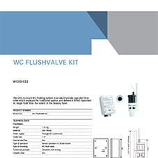 WC03-022 WC Flushvalve Kit