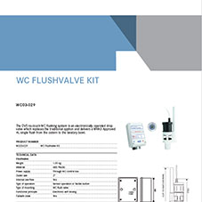 WC03-029 WC Flushvalve Kit