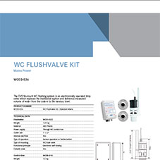 WC03-036 WC Flushvalve Kit