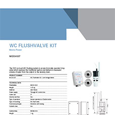 WC03-037 WC Flushvalve Kit