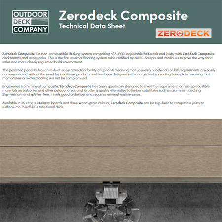 Zerodeck Composite Technical Data Sheet