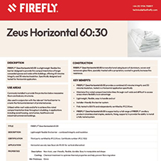 FIREFLY™ Zeus Horizontal 60:30 Data Sheet