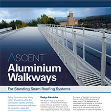 Ascent Walkway to Standing Seam Roof Datasheet