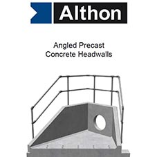 Angled Precast Concrete Headwalls