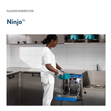 Ninjo™ bed pan washer