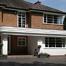 It could only be genuine steel windows and doors for this Art Deco home