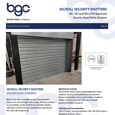 SecRoll Security Shutters | SR1, SR2, SR3 LPCB Approved Security Roller Shutters SecRoll Security Shutters | SR1, SR2, SR3 LPCB Approved Security Roller Shutters