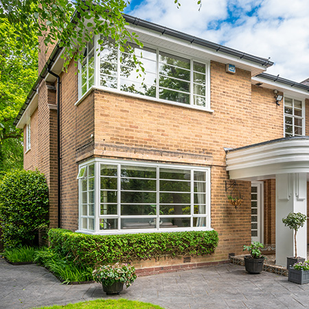 It could only be genuine steel windows and doors for this Art Deco home