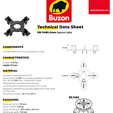 Technical Datasheet Tabs 2mm