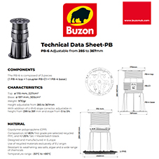 Technical Datasheet PB6 285-367mm