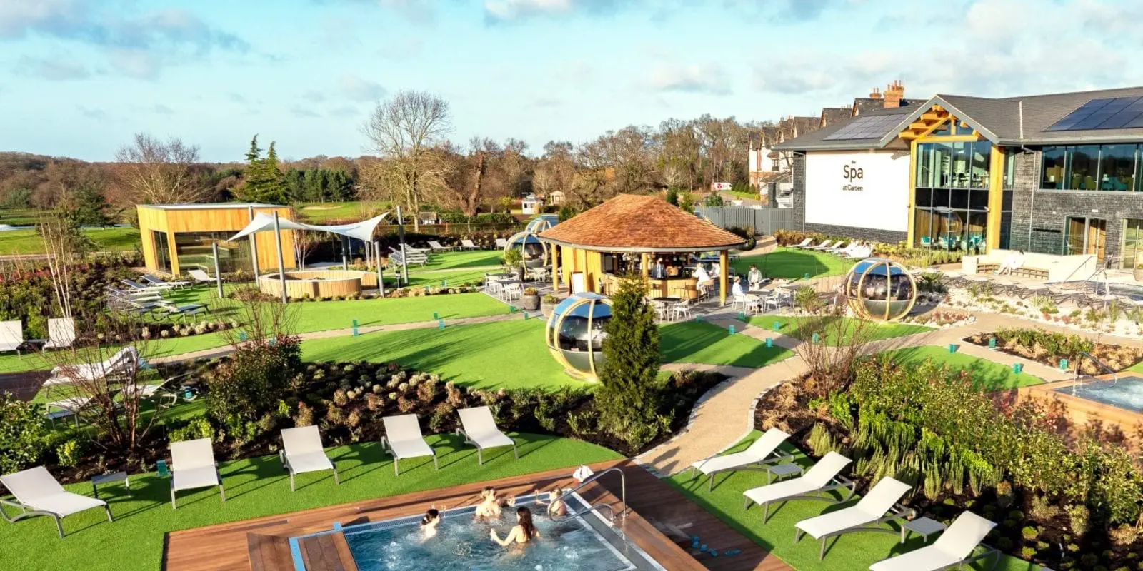 Carden Park Hotel in Cheshire Cover Outdoor Seating Area