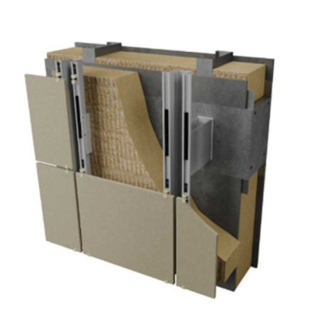 Ceramic.covering Retaining Clip Facade System