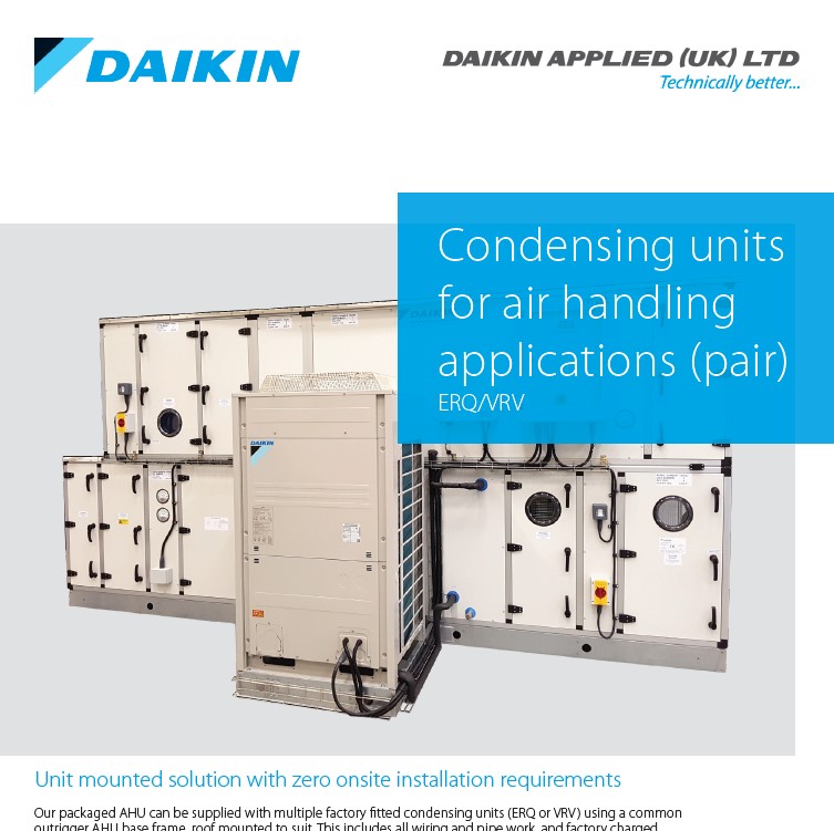Condensing units for air handling applications (pair)