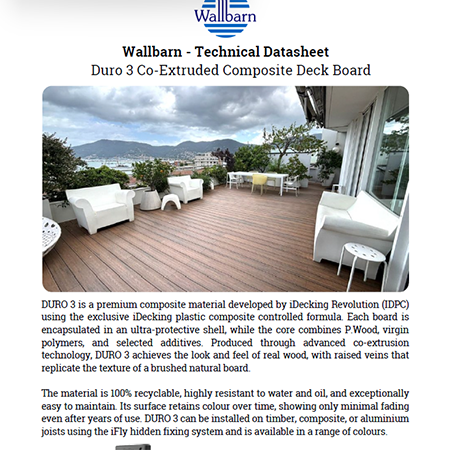 Duro 3 Co-Extruded Composite Deck Board