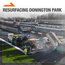 Resurfacing Donington Park