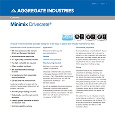 Drivecrete® Tech Data Sheet