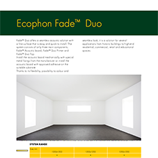 Ecophon Fade™ Duo