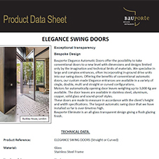 Elegance Swing Door