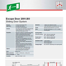 TORMAX Escape door sliding door systems