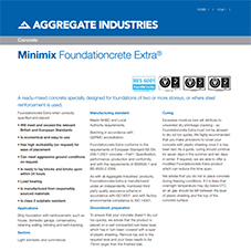 Foundationcrete Extra® Tech Data Sheet