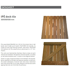 IPE Deck Tile