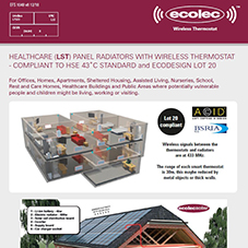 Healthcare (LST) Panel Radiators