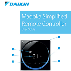 Madoka Simplified Remote Controller: User Guide