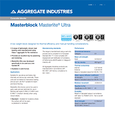 Masterblock Masterlite® Ultra
