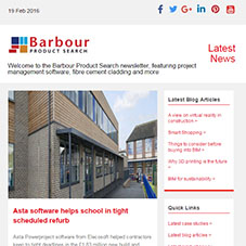 Project Management Software, fibre cement cladding, bespoke shower cubicles and more