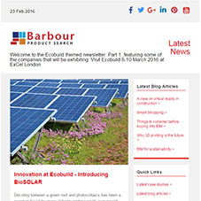 The Ecobuild Edition: featuring biosolar roofs, virtual reality, food waste disposal units and more