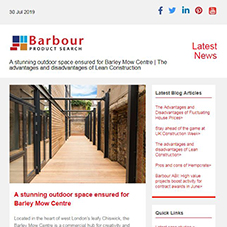 A stunning outdoor space ensured for Barley Mow Centre | The advantages and disadvantages of Lean Construction