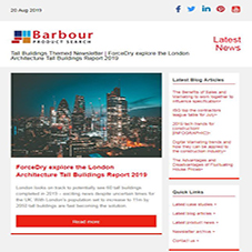 Tall Buildings Themed Newsletter | ForceDry explore the London Architecture Tall Buildings Report 2019