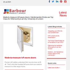 Made-to-measure loft eaves doors |  Vandersanden Bricks are Top Class for WilkinsonEyre at City, University of London