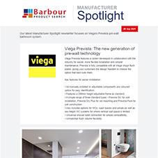 Manufacturer Spotlight |  Viega’s Prevista pre-wall bathroom system